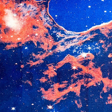 Load image into Gallery viewer, Webb Telescope's Cosmic Cliffs - Risograph Print - Tigertree
