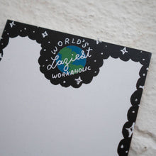 Load image into Gallery viewer, Workaholic Notepad - Tigertree
