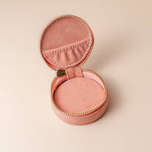 Load image into Gallery viewer, Mini Travel Jewelry Case- Rose - Tigertree
