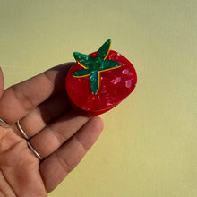Load image into Gallery viewer, Tiny Tomato Hair Claw - Tigertree
