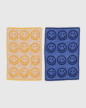 Load image into Gallery viewer, Hand Towel Set of 2- Happy Blue Marigold - Tigertree
