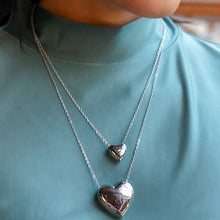 Load image into Gallery viewer, Can't Heartly Wait Silver Mini Necklace - Tigertree

