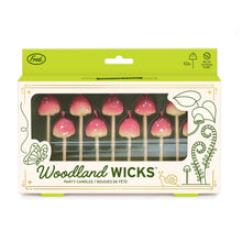 Load image into Gallery viewer, Woodland Wick- Mushroom Birthday Candles
