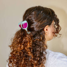 Load image into Gallery viewer, Midi Red Wine Glass Hair Claw Clip - Tigertree
