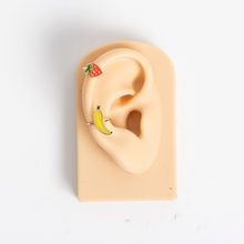 Load image into Gallery viewer, Strawberry &amp; Banana Ear Cuffs - Tigertree
