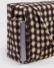 Load image into Gallery viewer, Small Cloud Carry On - Blurred Gingham Brown - Tigertree
