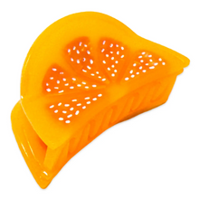 Load image into Gallery viewer, Mini Orange Slice Hair Claw
