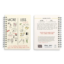 Load image into Gallery viewer, Julia Rothman More/Less Journal Guided Journal
