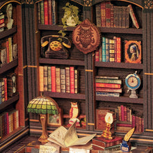 Load image into Gallery viewer, DIY Book Nook: Owl Bookstore - Tigertree

