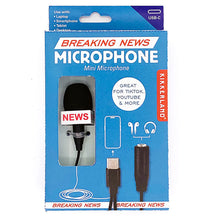 Load image into Gallery viewer, Breaking News Mini Microphone - Tigertree
