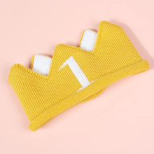 Load image into Gallery viewer, Knit 1st Birthday Crown - Tigertree
