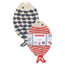 Load image into Gallery viewer, Dish Cloth Crochet Sponge - Little Fish - Tigertree
