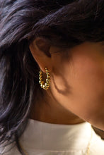 Load image into Gallery viewer, Elio Hoops - 18k Gold Plated - Tigertree
