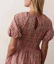 Load image into Gallery viewer, Gigi Smocked Dress - Autumn Check
