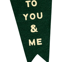Load image into Gallery viewer, Feels Like The World Belongs Fishtail Pennant - Tigertree
