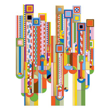 Load image into Gallery viewer, Frank Lloyd Wright Saguaro Cactus &amp; Forms 750 Piece Shaped Foil Puzzle
