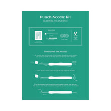 Load image into Gallery viewer, Blooming Wildflowers Punch Needle Kit
