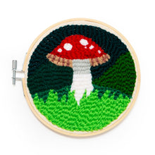 Load image into Gallery viewer, Mushroom Punch Needle Kit - Tigertree
