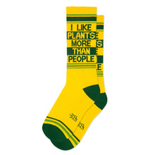 Load image into Gallery viewer, I Like Plants More Than People Gym Crew Socks
