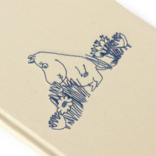 Load image into Gallery viewer, Moomintroll Garden Embroidered Journal - Tigertree
