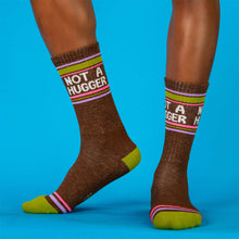 Load image into Gallery viewer, Not A Hugger Gym Crew Socks - Tigertree
