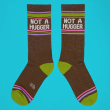 Load image into Gallery viewer, Not A Hugger Gym Crew Socks - Tigertree
