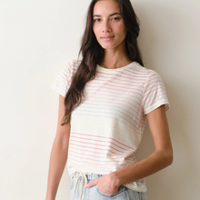 Load image into Gallery viewer, Swing Crew Tee - Rainbow Stripe
