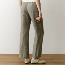 Load image into Gallery viewer, Linen Drawstring Pant - Sea Spray

