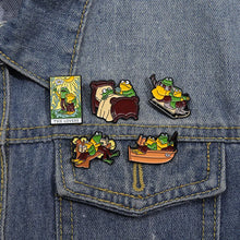 Load image into Gallery viewer, Frog &amp; Toad Enamel Pin - Tigertree
