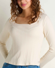 Load image into Gallery viewer, Rosalie Square Neck Longsleeve - Almond Texture
