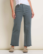 Load image into Gallery viewer, Balsam Cutoff Jean - Midnight Stripe
