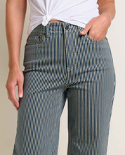 Load image into Gallery viewer, Balsam Cutoff Jean - Midnight Stripe
