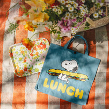 Load image into Gallery viewer, Snoopy Lunch Vintage-Style Market Tote - Tigertree

