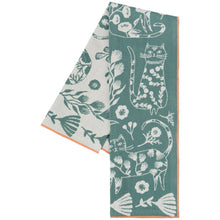 Load image into Gallery viewer, Catbloom Double Cloth Tea Towel - Tigertree
