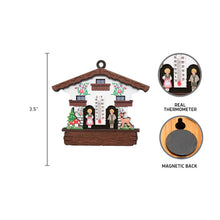 Load image into Gallery viewer, Thermometer Cuckoo Clock Magnet - Tigertree
