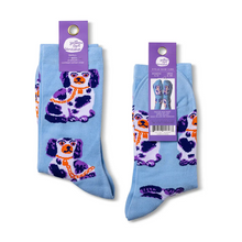 Load image into Gallery viewer, Staffordshire Dogs Crew Socks- Small - Tigertree
