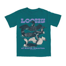 Load image into Gallery viewer, Loons of North America T-Shirt - Teal - Tigertree
