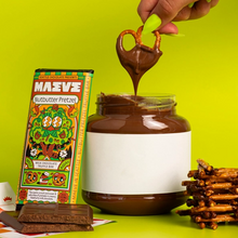 Load image into Gallery viewer, Nutbutter Pretzel Truffle Bar - Tigertree
