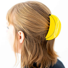 Load image into Gallery viewer, Large Banana Hair Claw - Tigertree
