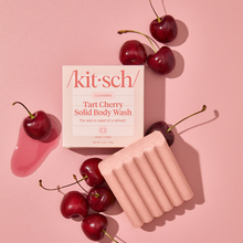 Load image into Gallery viewer, Cleansing Tart Cherry Solid Body Wash - Tigertree
