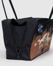 Load image into Gallery viewer, Medium Nylon Bowler Bag- Western Applique - Tigertree
