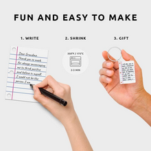 Load image into Gallery viewer, Little Letter Shrinking Keyring Kit - Tigertree
