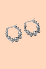 Load image into Gallery viewer, Elio Hoops - Stainless Steel - Tigertree
