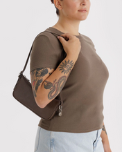 Load image into Gallery viewer, Recycled Leather Pochette - Brown - Tigertree
