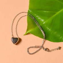 Load image into Gallery viewer, Can't Heartly Wait Silver Mini Necklace - Tigertree
