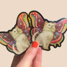 Load image into Gallery viewer, Cat Butterfly Sticker
