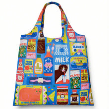 Load image into Gallery viewer, Kawaii Cat Food Art Sack
