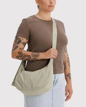 Load image into Gallery viewer, Medium Nylon Crescent Bag - Celadon - Tigertree
