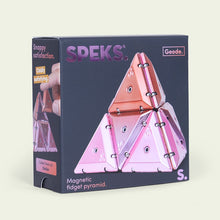 Load image into Gallery viewer, Geode Chrome Pyramids Magnetic Fidget Set- - Tigertree
