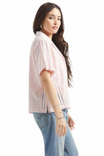 Load image into Gallery viewer, Chalk Pink Paradise Lounge S/S Woven Shirt
